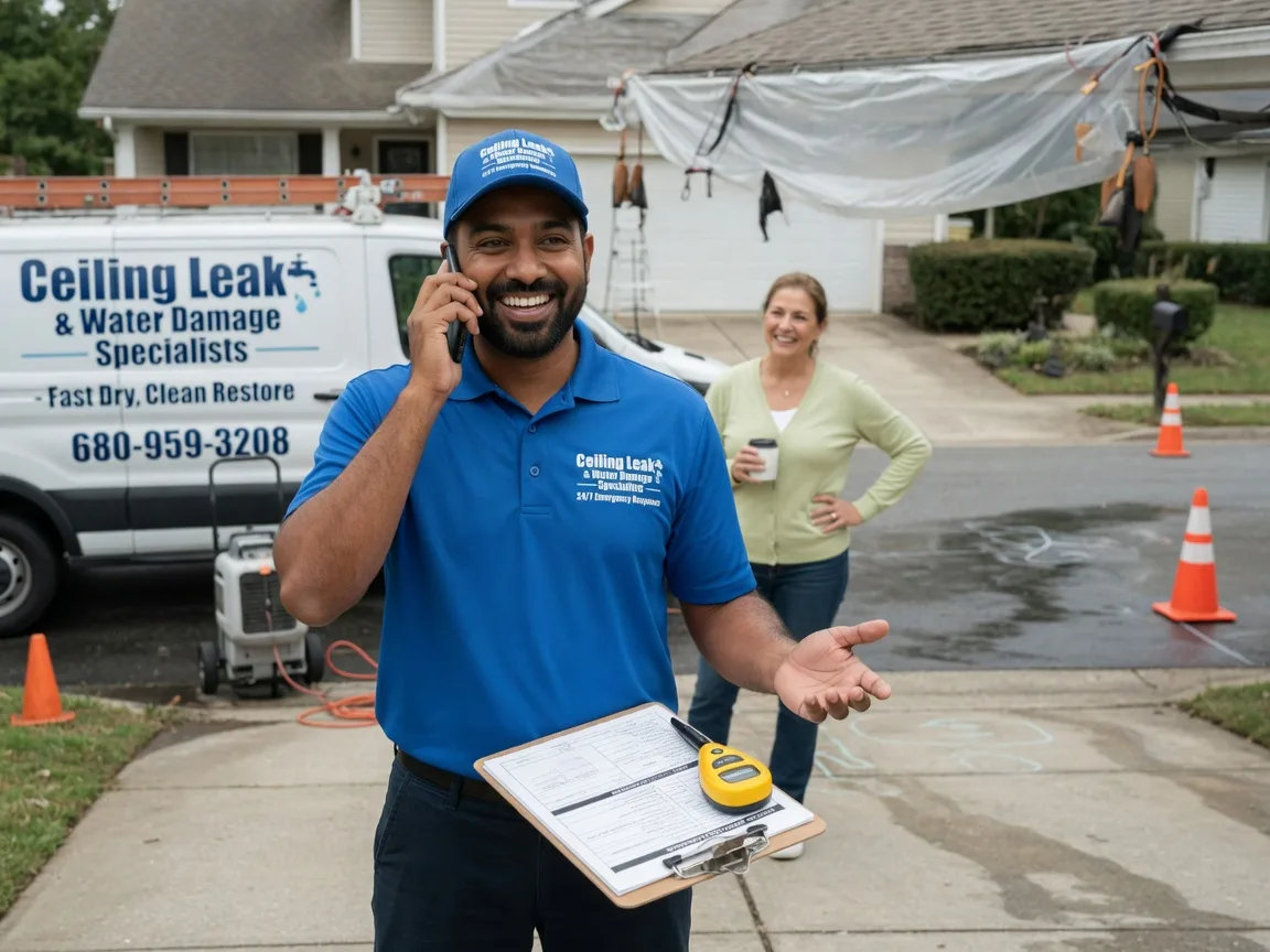 Ceiling Leak Cleanup Jamestown, KS FAQs
